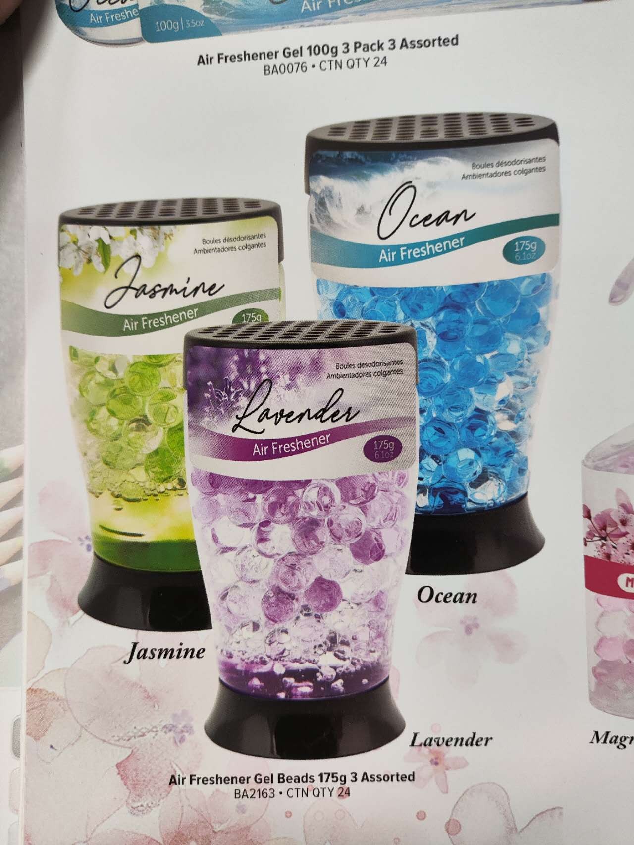 BA2163, Air Freshener Gel Beads 175g