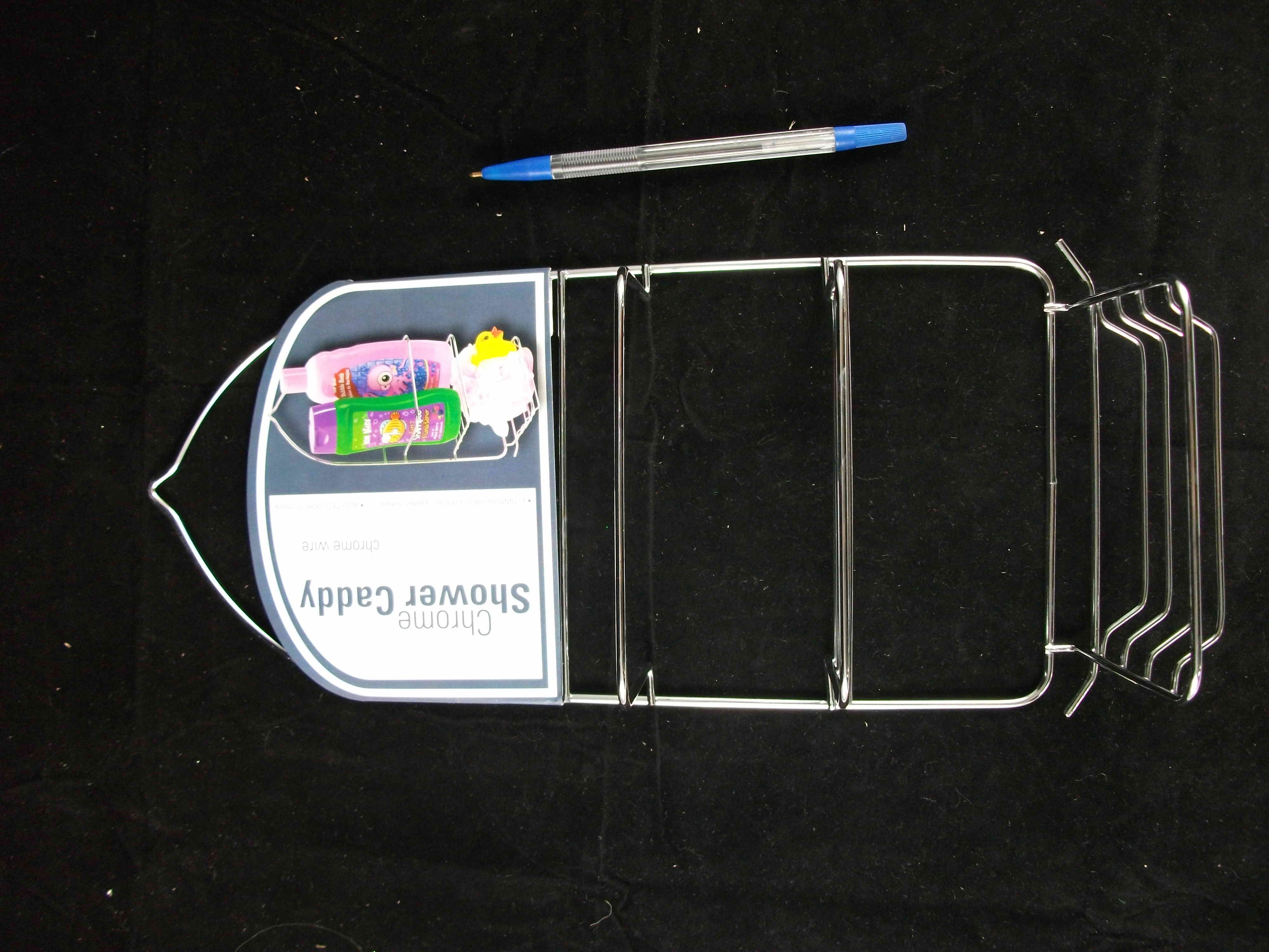 CHROME SHOWER CADDY 34x15x10cm