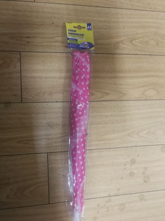 FOOD UMBRELLA PRINTED 43cm 2ASST
