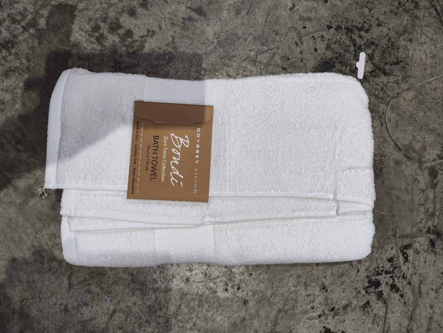 BTO-BO18WH-BT, BATH TOWEL WHITE