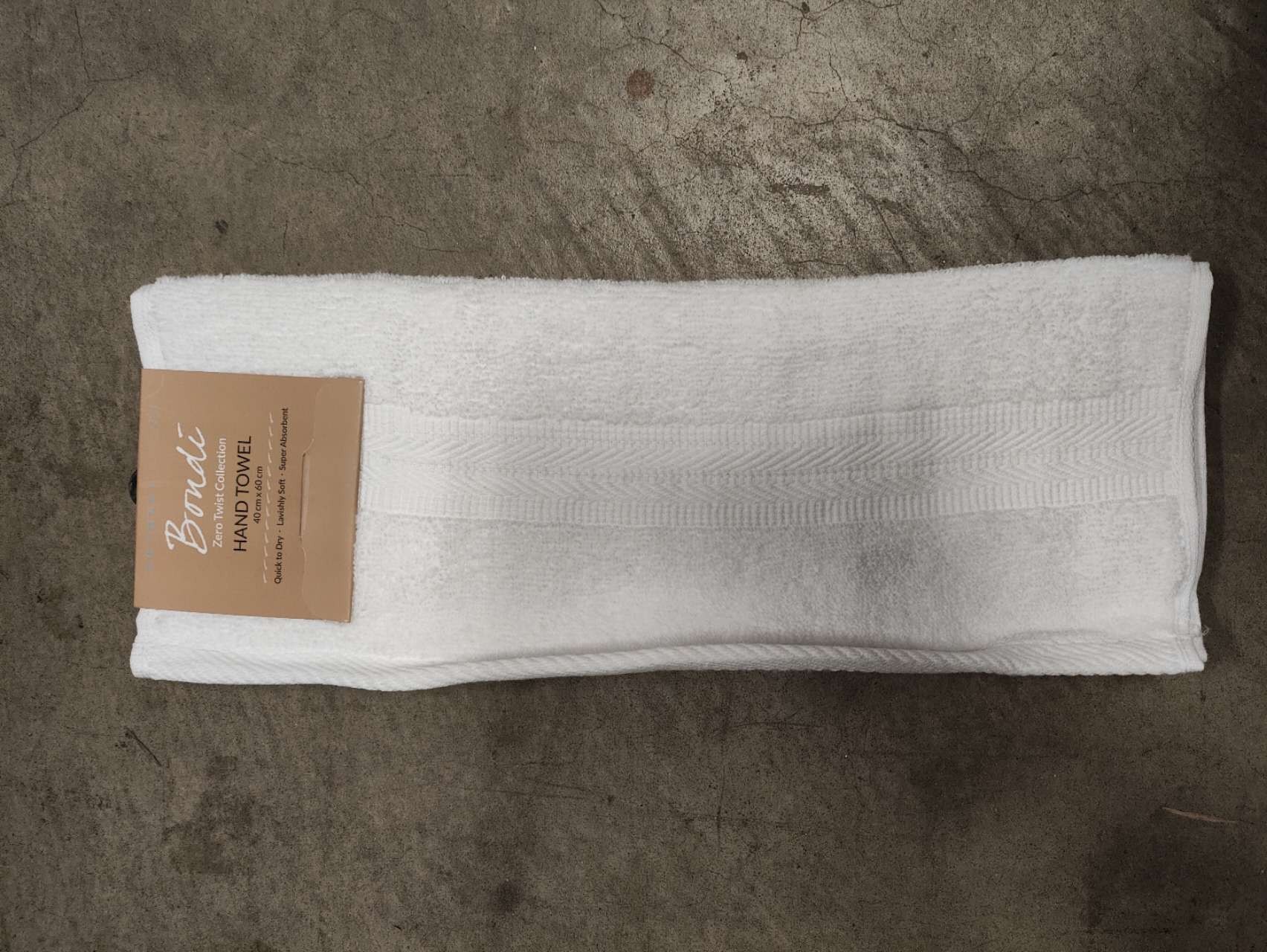 BTO-BO26WH-HT, HAND TOWEL WHITE