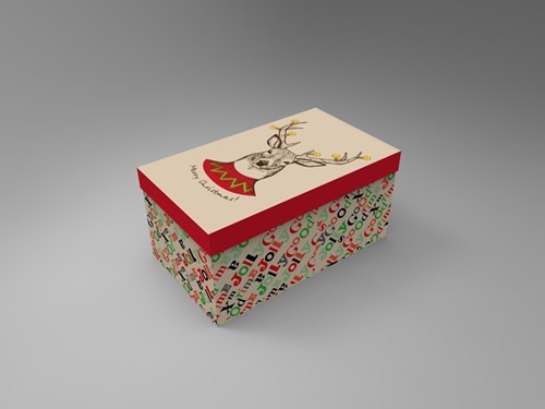 S/18 RETANGULAR XMAS BOXES
