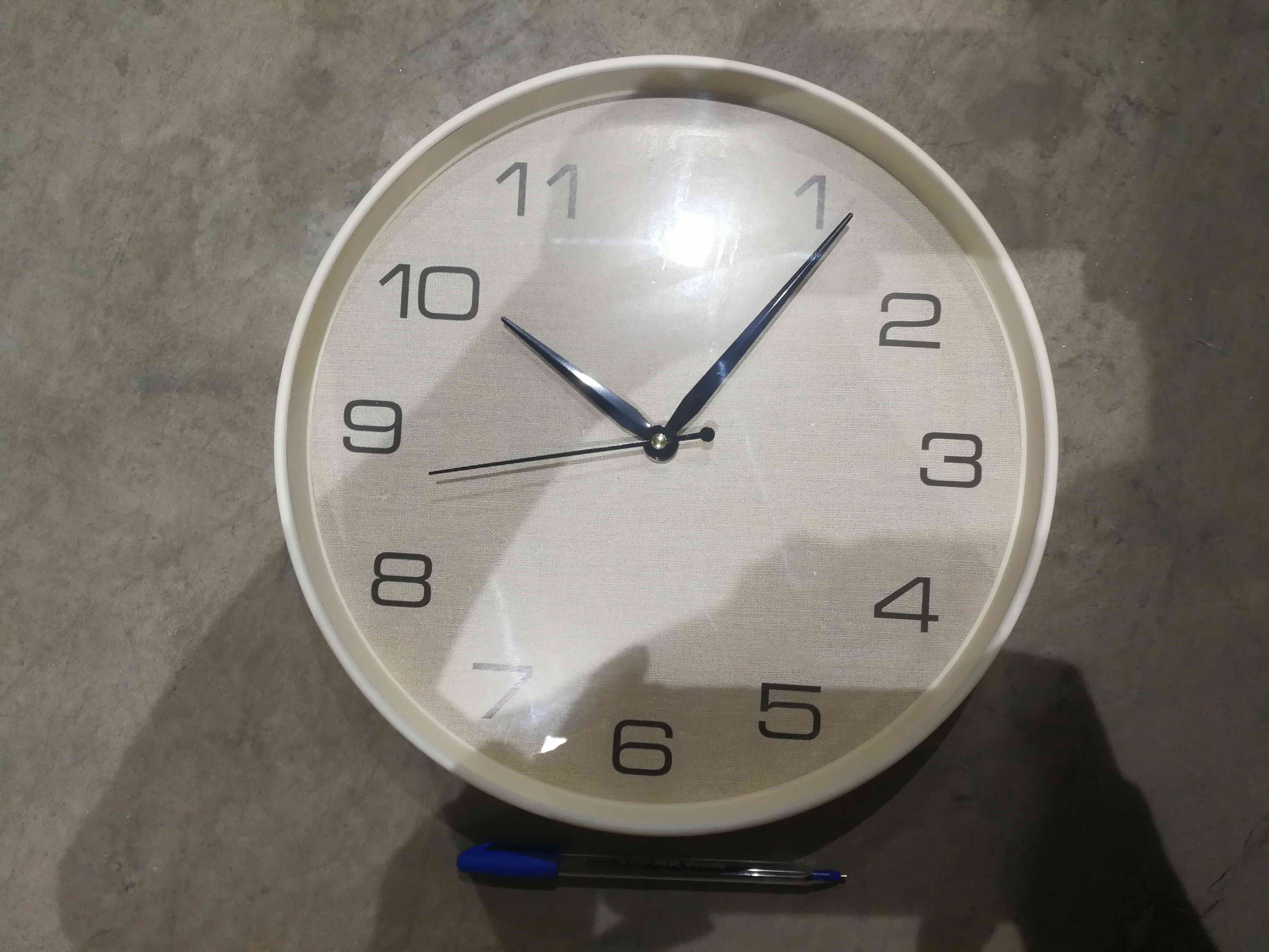 Fabric design wall clock
