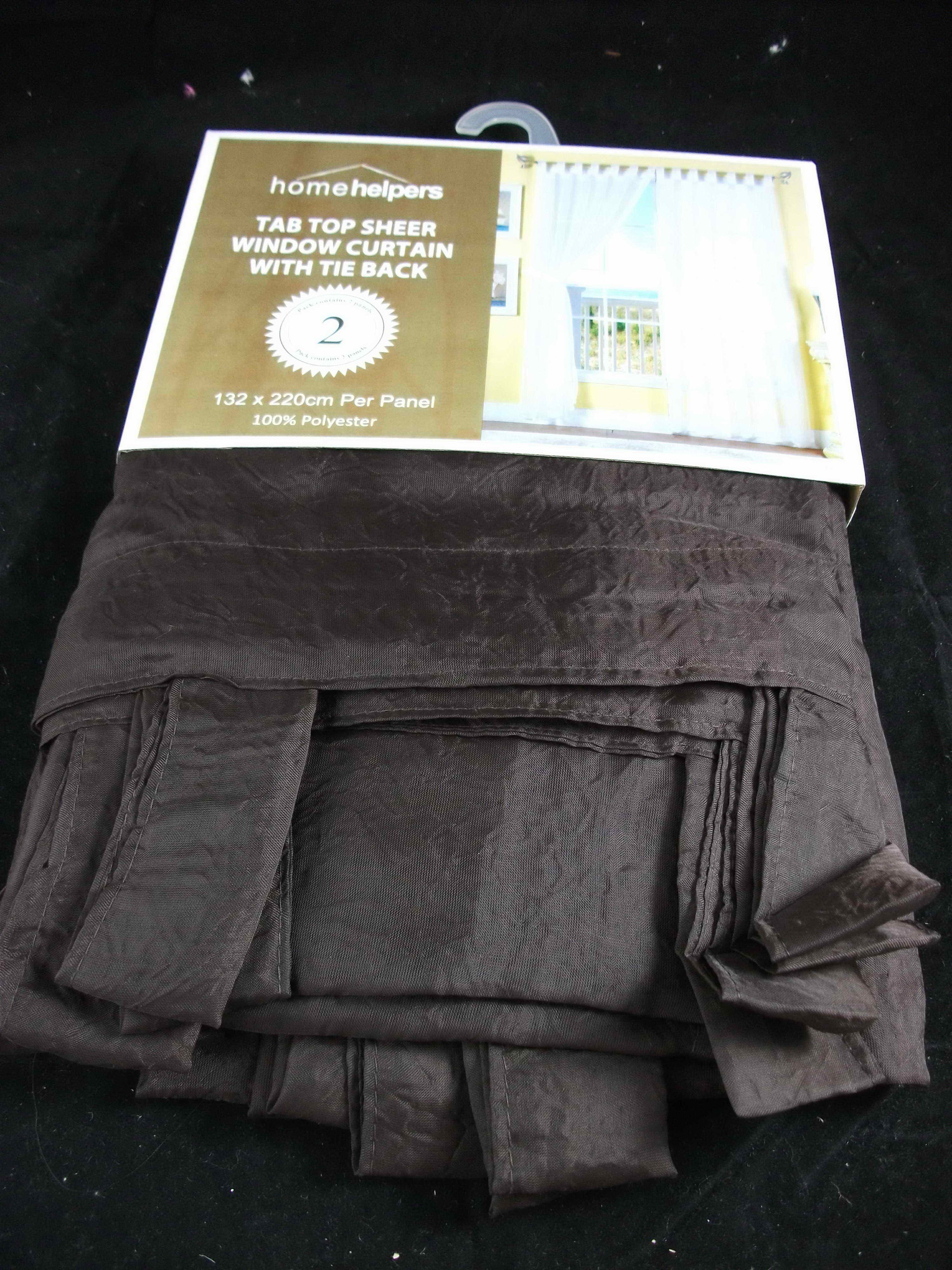 132X220CM PK 2 CRUSHED VOILE