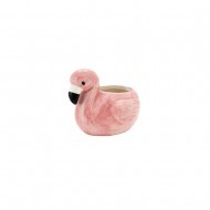 CP95612M, Flower Pot Flamingo 13.5x10x10.5cm(6/24)