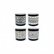 CP95858S, Flower Pot RdCeramic 4 Mix 10x10cm(4/36)