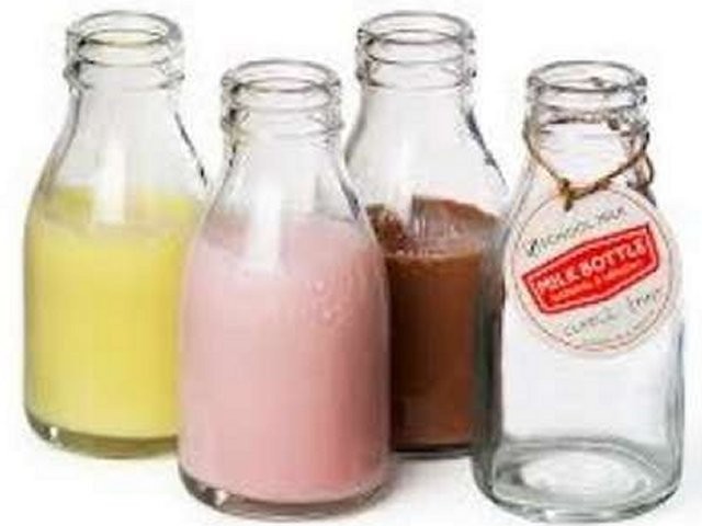 230ML GLASS MILK BOTTLE