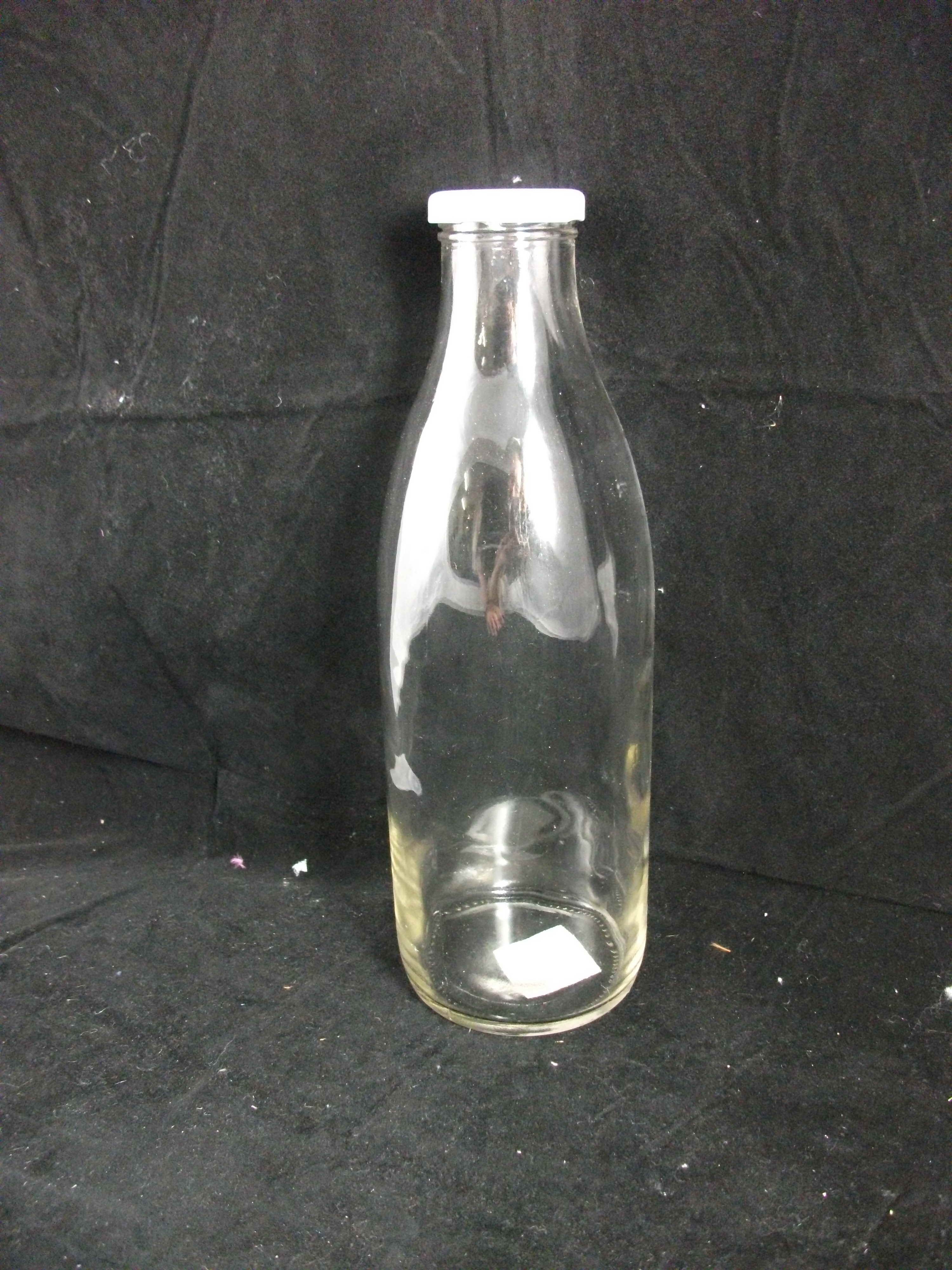 1LITRE GLASS PLAIN BOTTLE