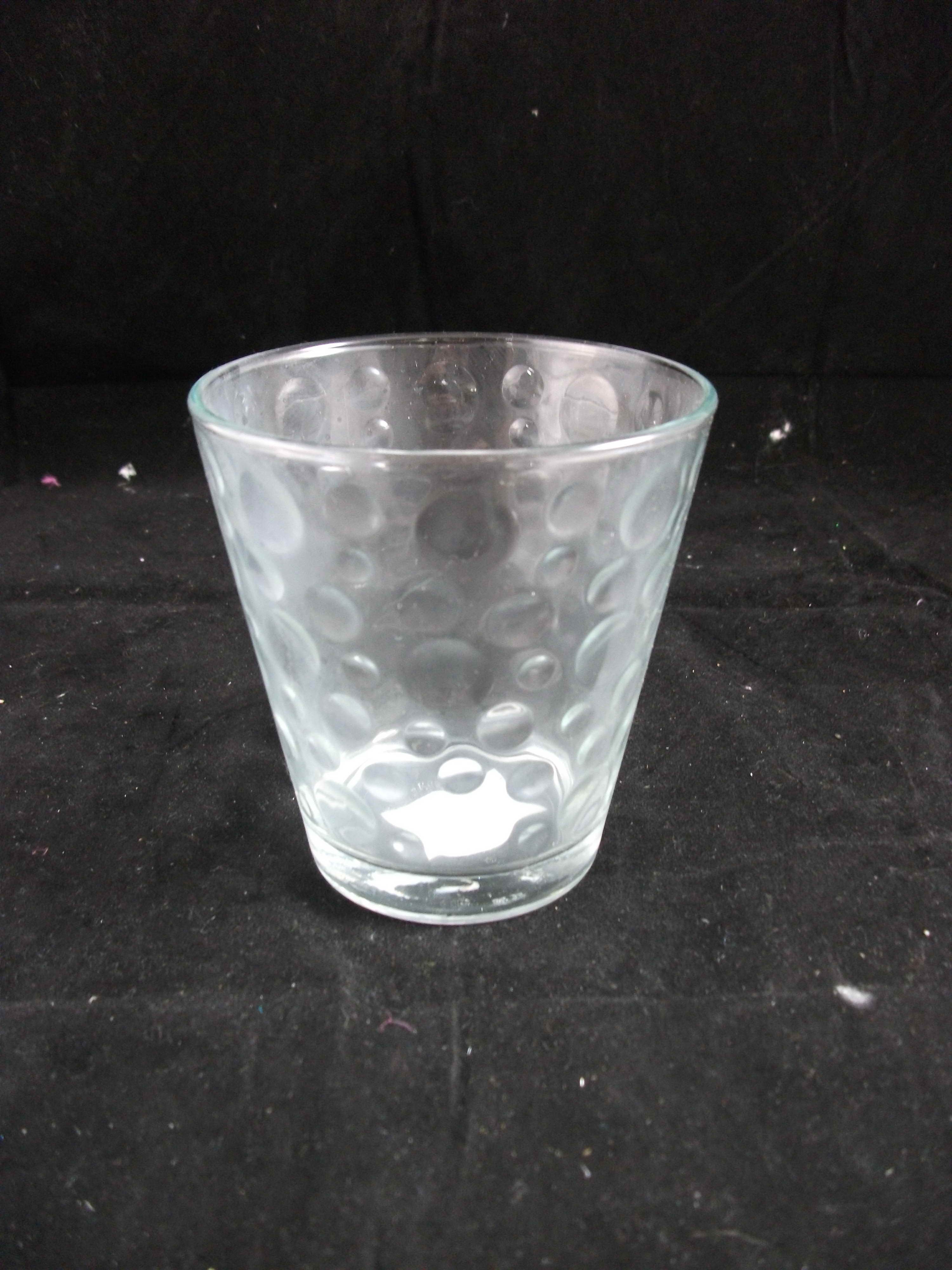 13OZ GLASS TUMBLER-BUBBLE DES