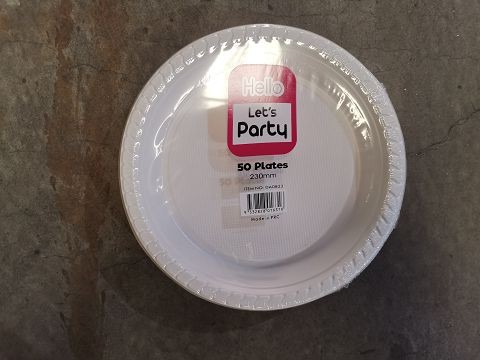 D10Z-M, DA0826, PLASTIC PLATES 260MM PK50