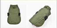 DG6001, DOG ARMY GREEN NYLON JACKET