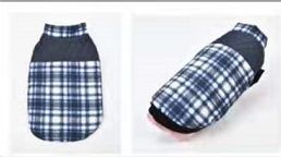 DG6004, DOG CHECK PATTERN JACKET 40CM