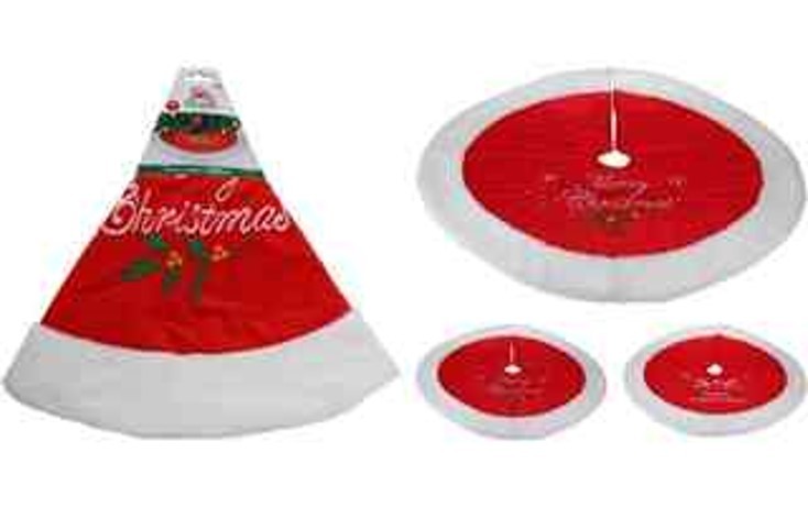 24X40, DH8062090, Tree Skirt Velvet Dia 100cm 2
