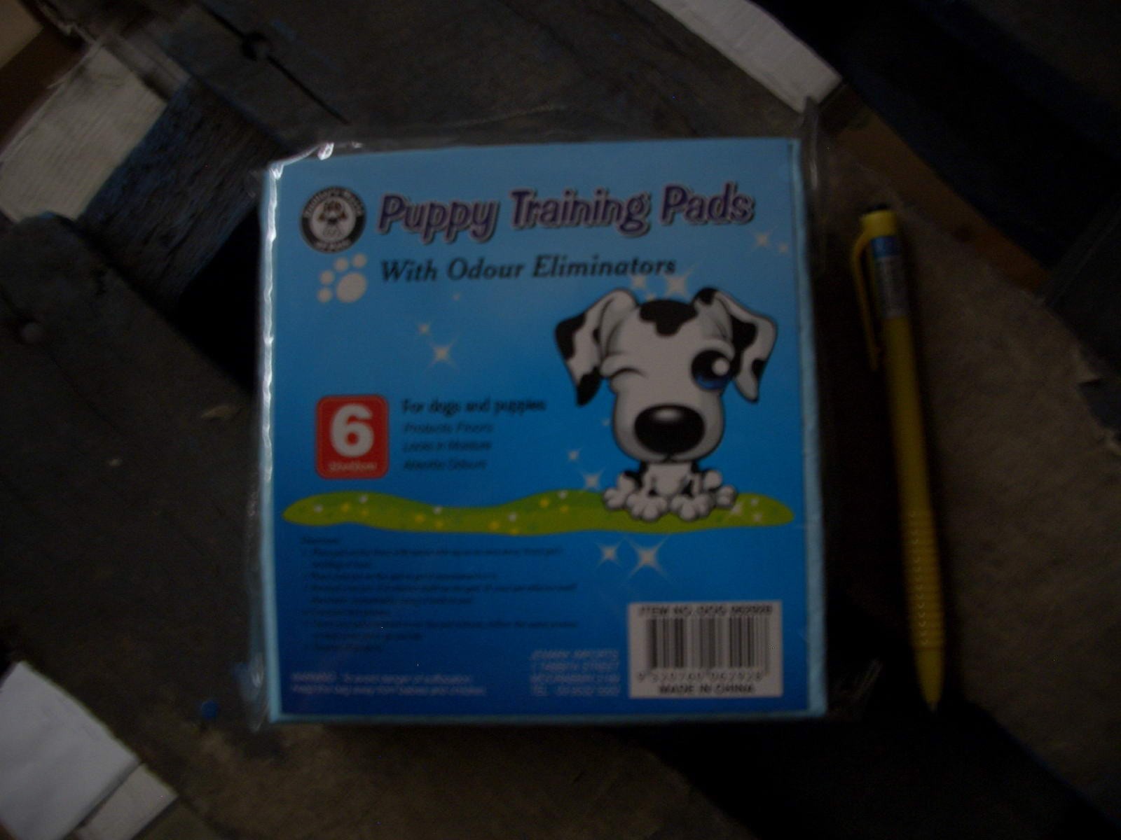 J2M,$2.5,Puppy Training Pads w/Odour Eliminators (S)