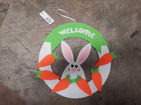 EA0274, EASTER FELT HANGING DECORATIONS