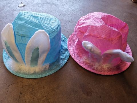 EA0331, EASTER HAT WITH BUNNY EARS