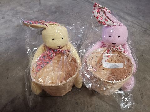 EA0345, EASTER BASKET WITH BUNNY