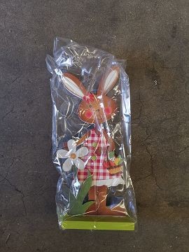 EA0349, EASTER WODDEN TABLE ORNAMENT
