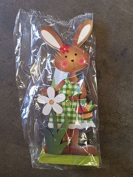 EA0350, EASTER WOODEN TABLE ORNAMENT