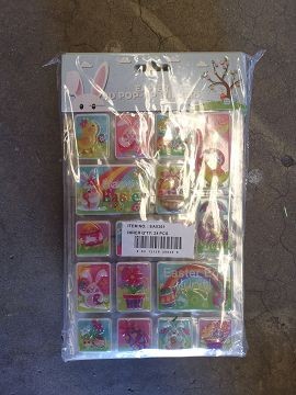 23E4, EA0361, EASTER 3D POP-UP STICKERS