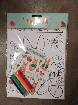 EA037, EASTER COLORING BOOK