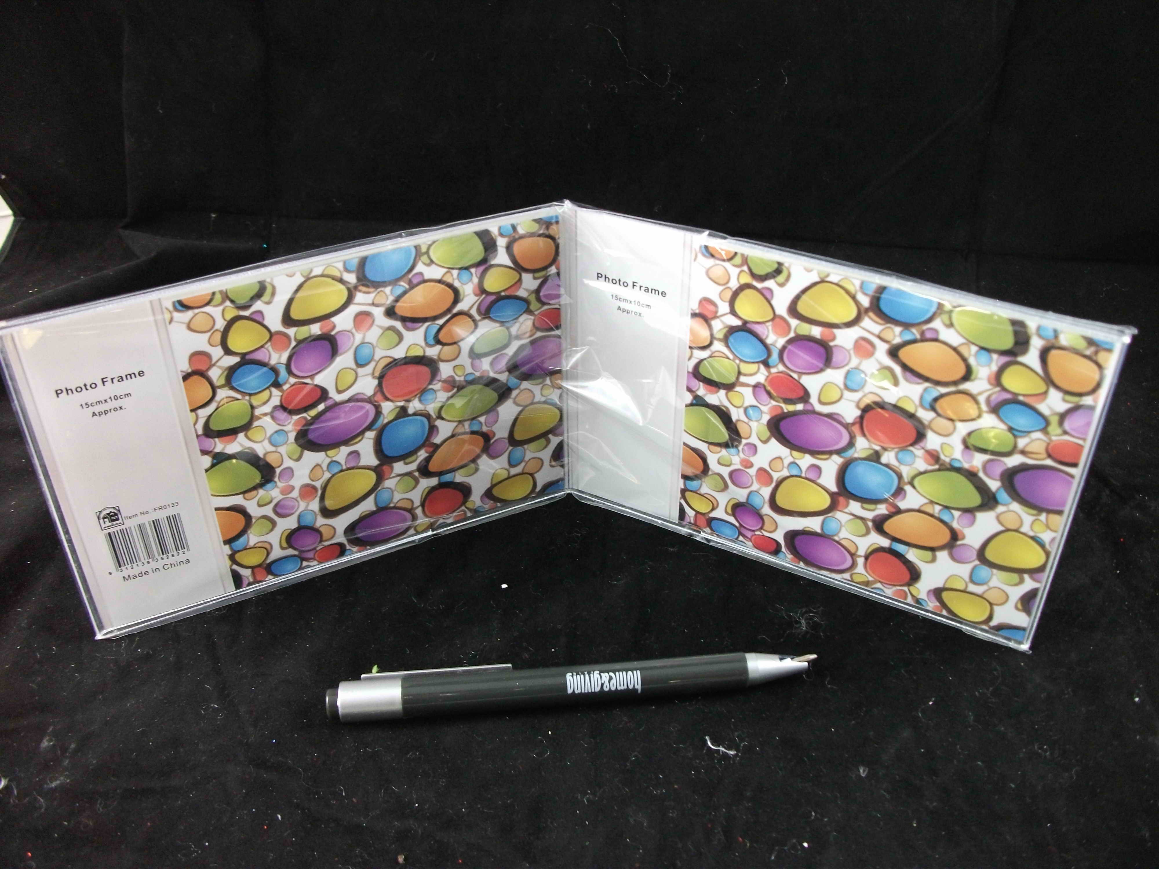 7X5" DBL ACRLIC FRAME  HORIZ
