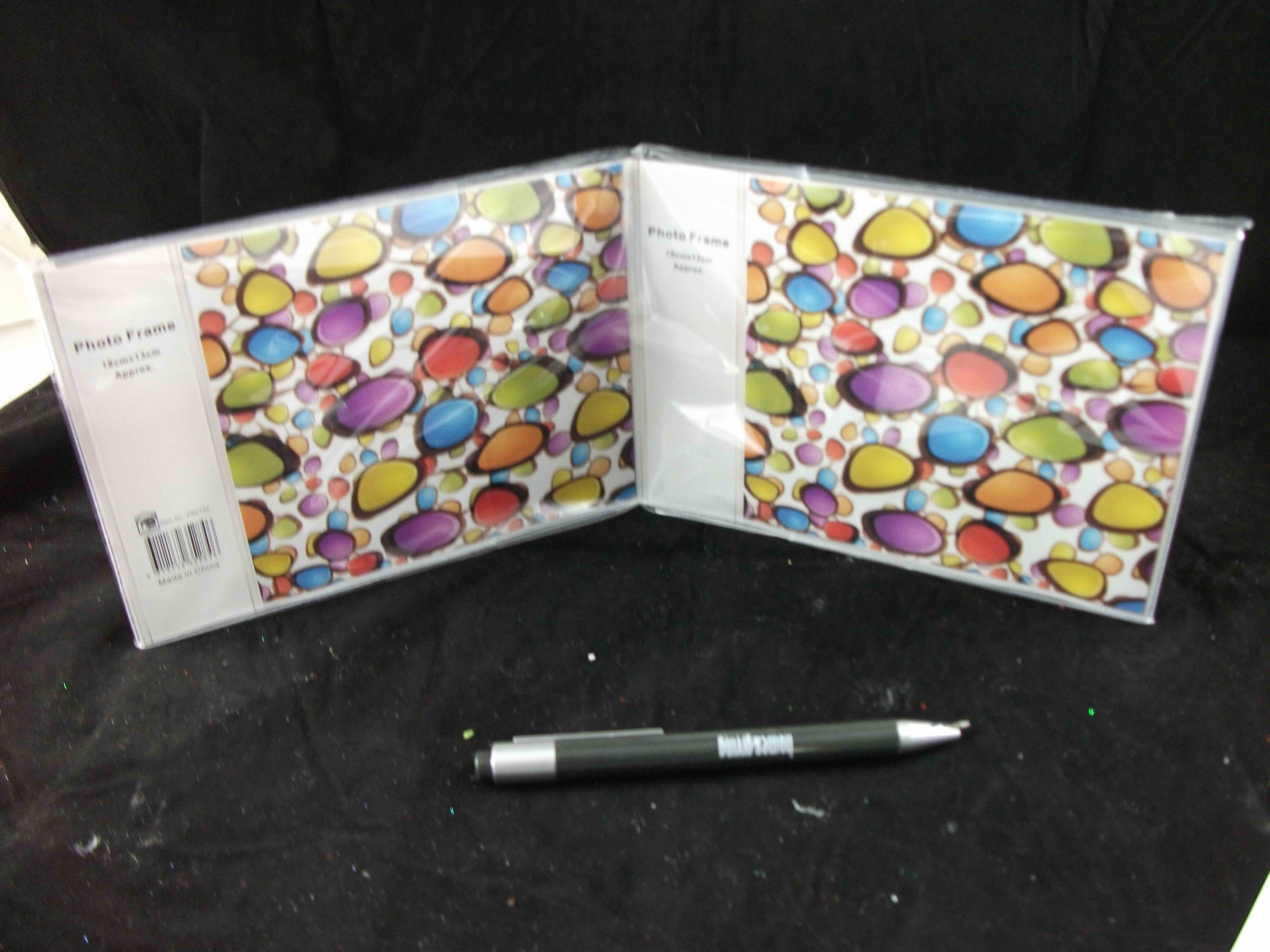 7X5" DBL ACRLIC FRAME HORIZ