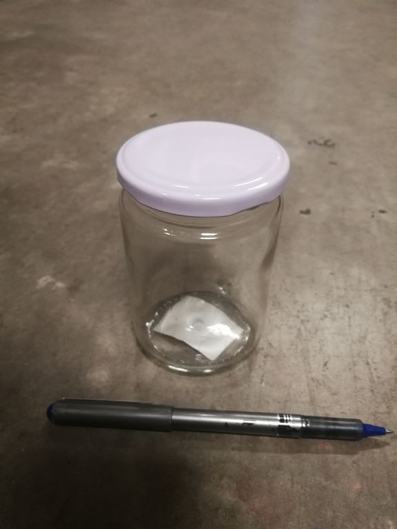 K3H, GLA183081, 340ML MED ROUND GLA JAR