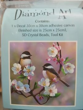 HA0046, DIMOND ART 2 BIRDS 30X30 (6)