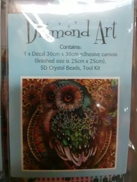 HA0047, DIMOND ART OWL 30X30 (6)