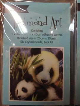 HA0049, DIMOND ART PANDAS 30X40 (4)