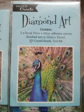 HA0050, DIMOND ART PEACOCK 30X40 (4)