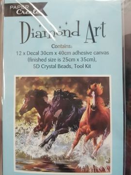 HA0059, DIMOND ART 3 HORSES 30X40 (4)