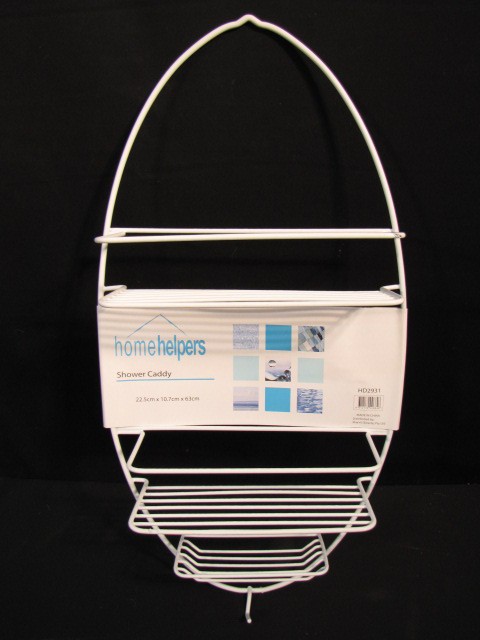 SHOWER CADDY LARGE OVAL MTL
