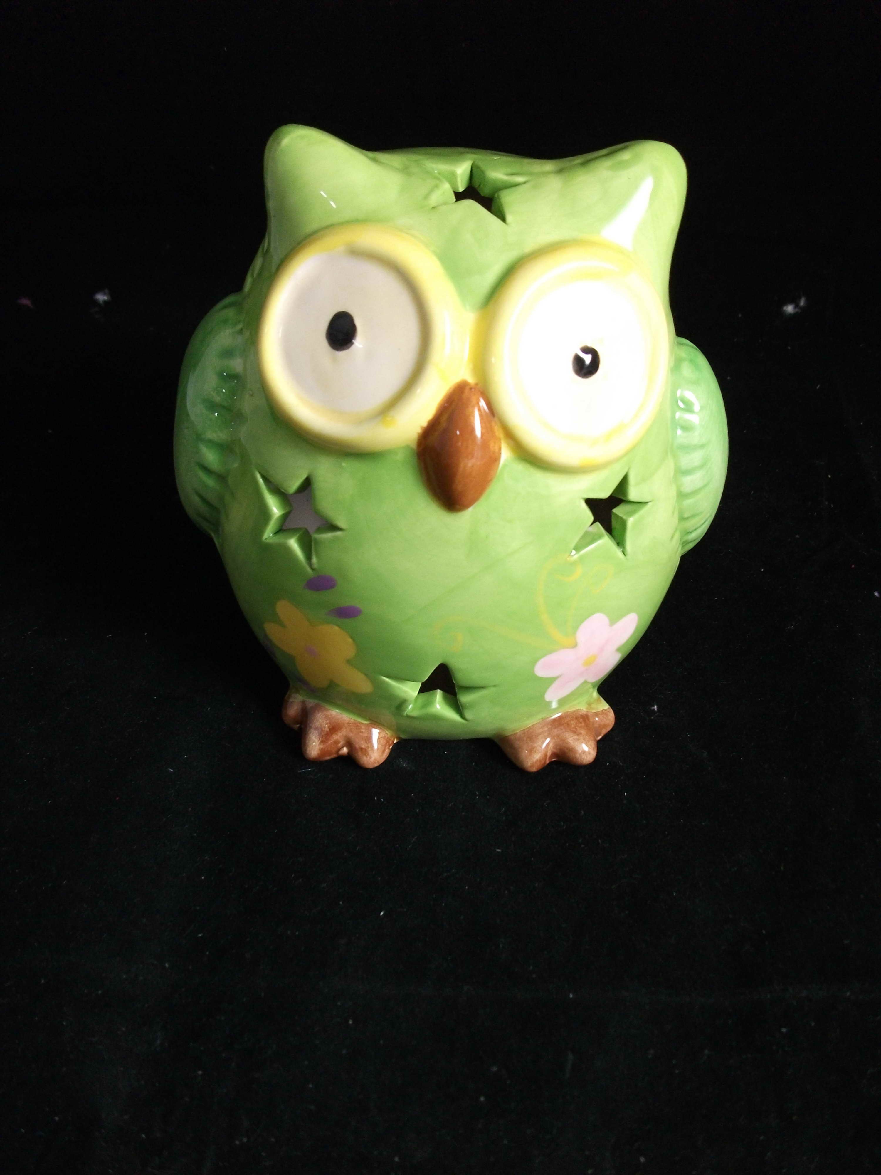 4A CERAMIC OWL TEALIGHT
