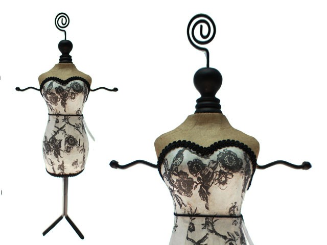 43CM PAPERMACHE JEWELLRY STAND