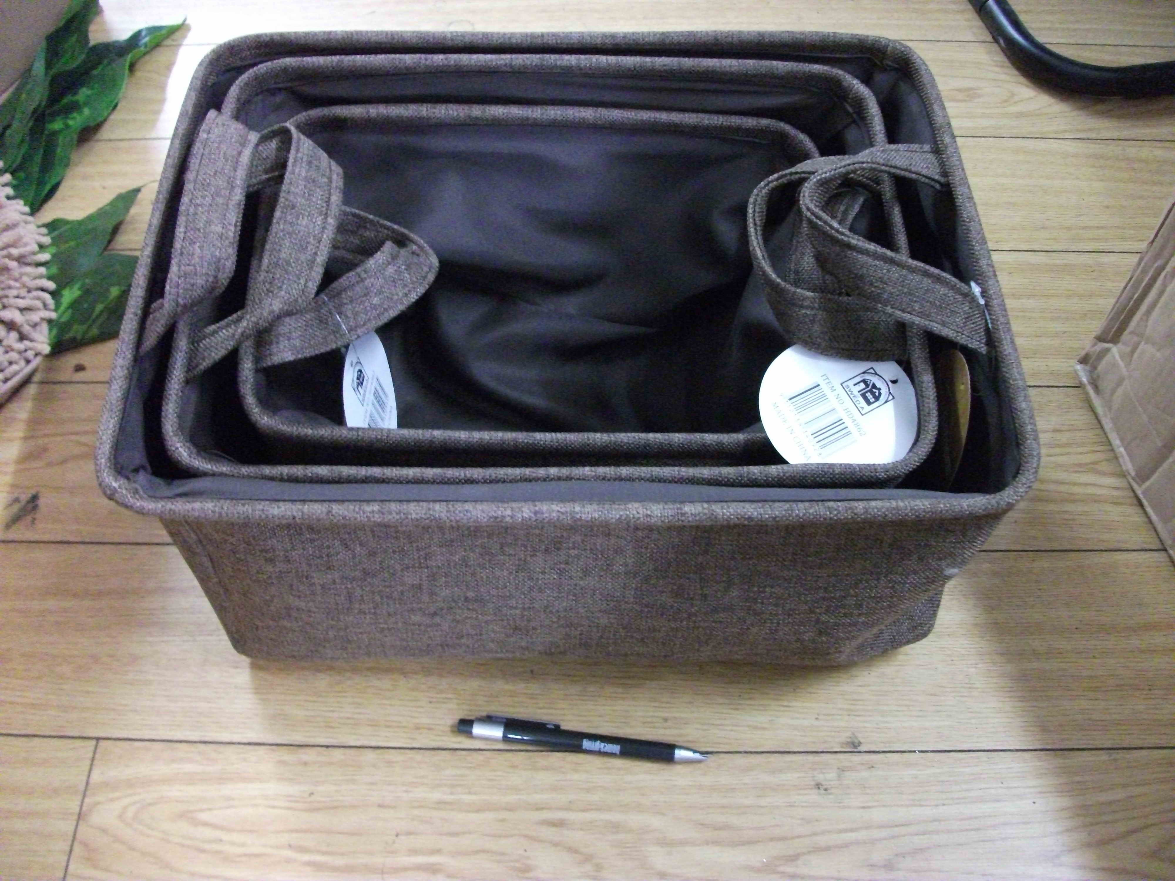 SET/3 RQ OPEN STORAGE BOXES
