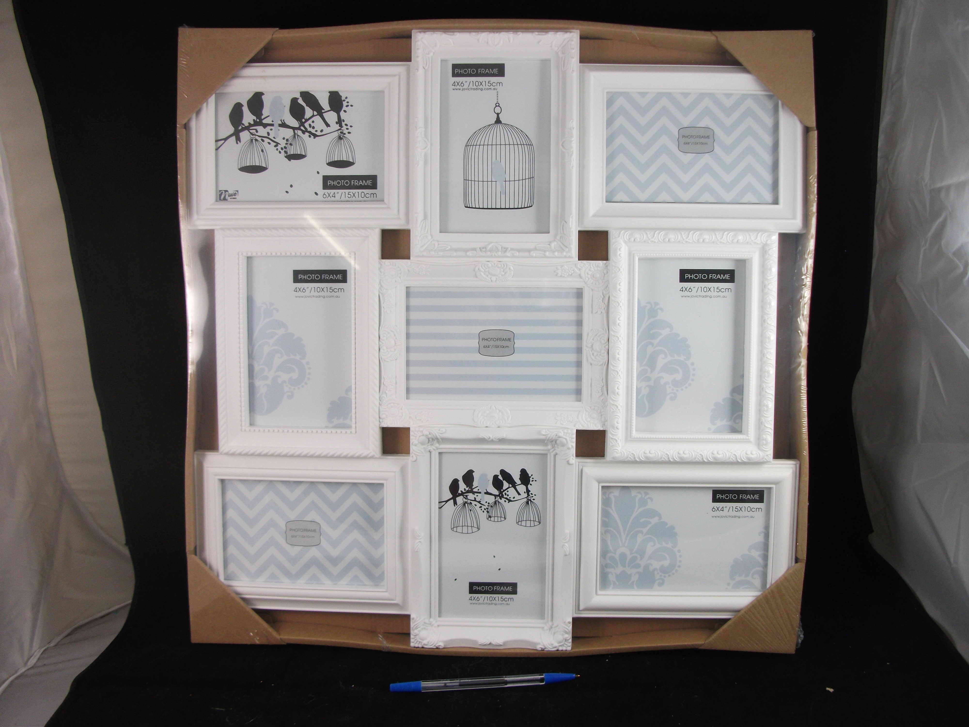 Collage  P/frame 9 wind  squar
