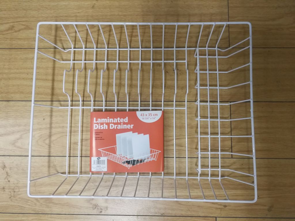 DISH DRAINER WHITE LAM.WIRE