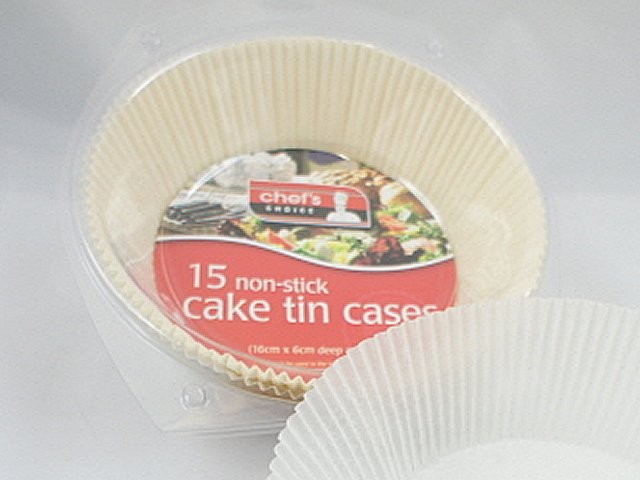 15PC CAKE TIN LINER: 160mm