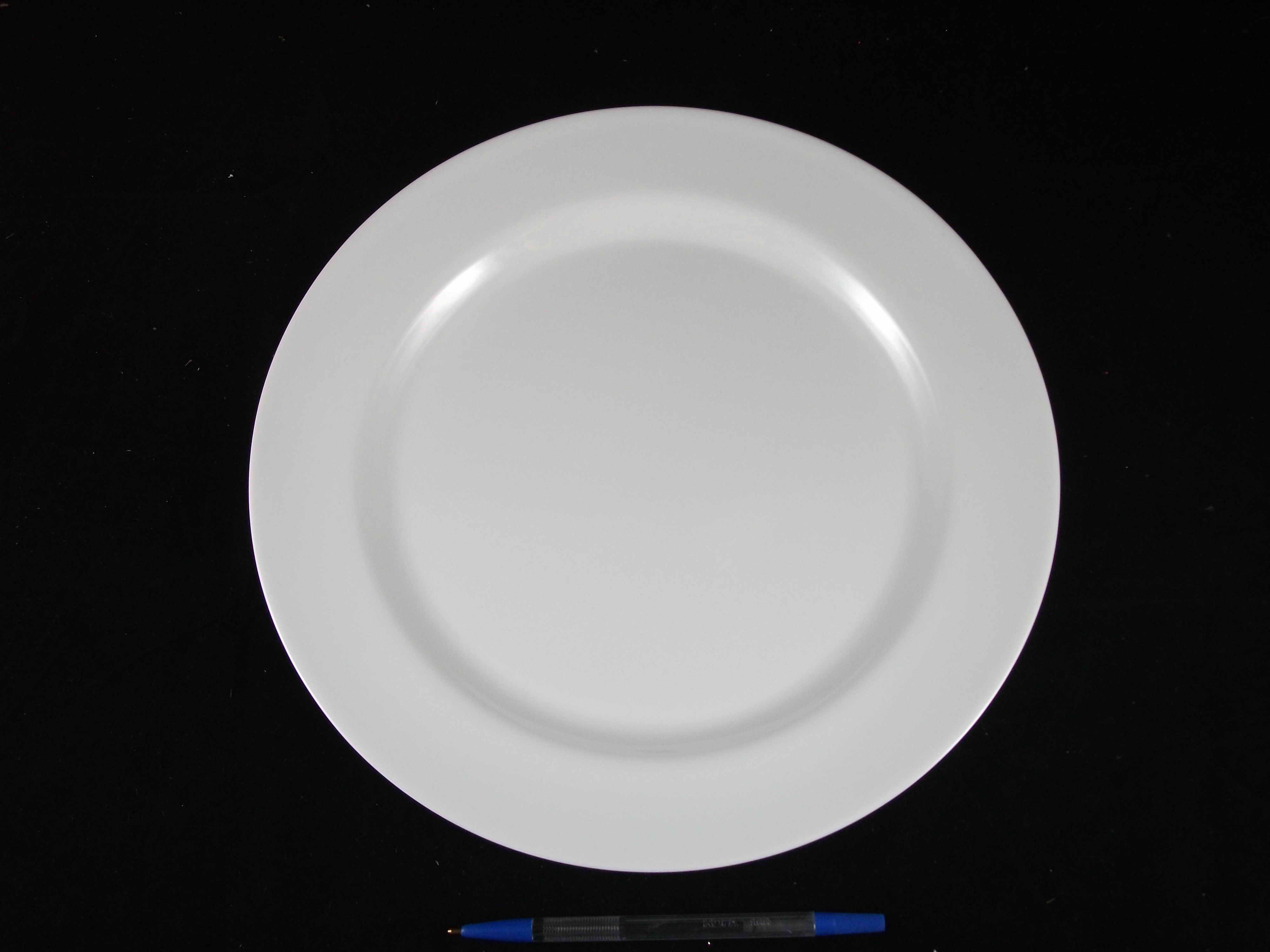 MELAMINE DIN.PLATE WHITE 30cm