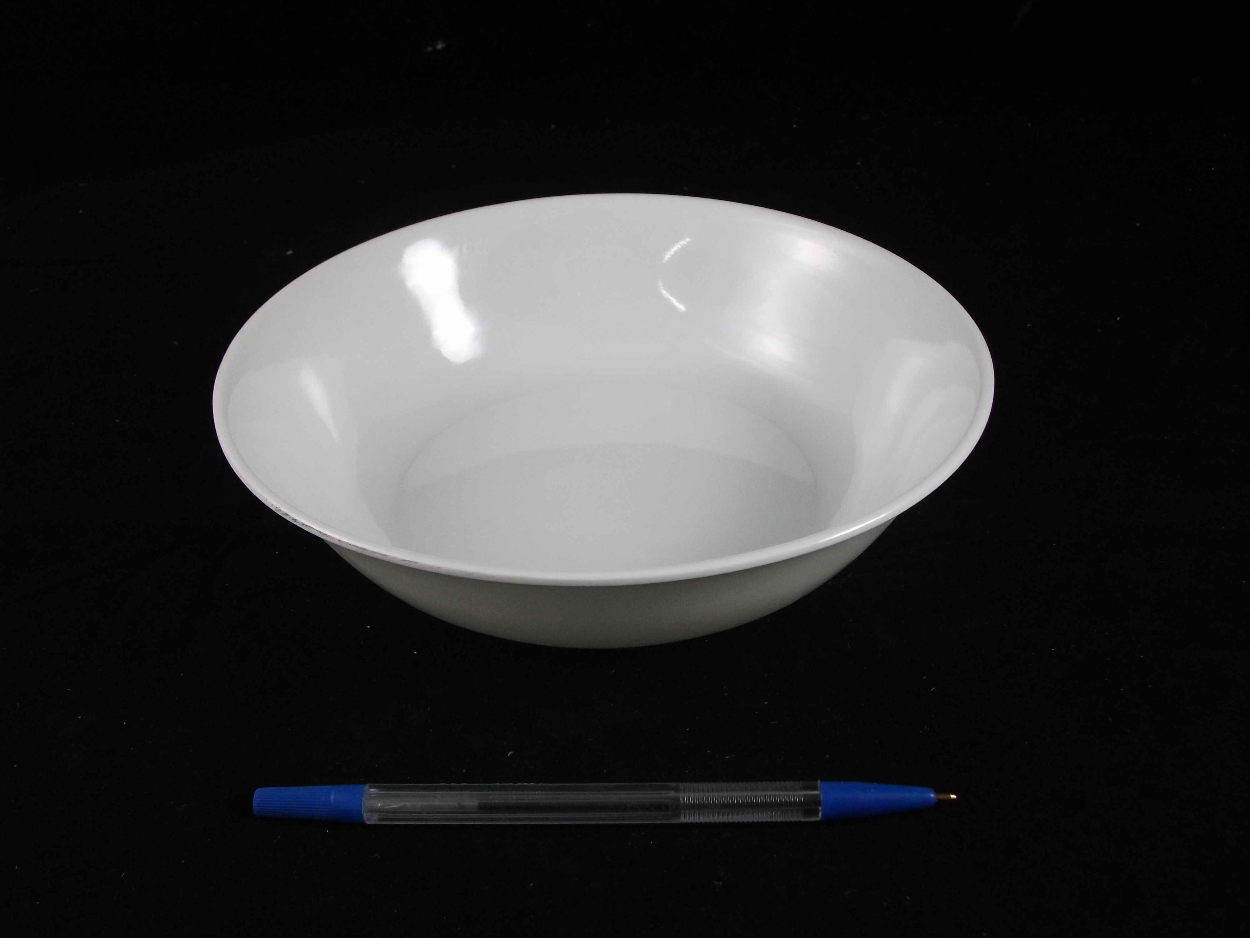MELAMINE BOWL 20CM WHITE