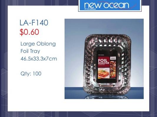 large oblong foil tray 46.5*33.3*7cm