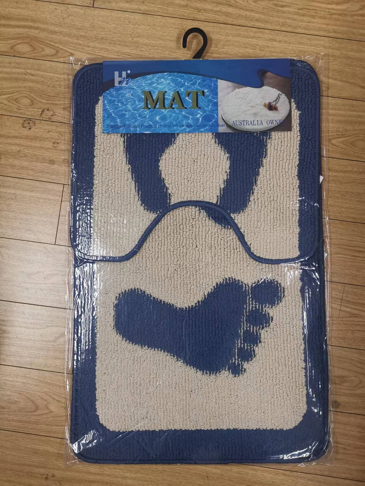 NH-1077, toliet mat 2pcs 50x40