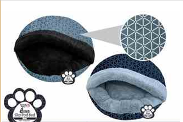 PET-895, 1pce Luxe SlipPod Pet Bed 58Dx12cm