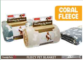 PET-979, 1pce Coral Fleece Pet Blanket 125x150m