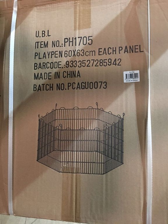 PET PLAYPEN 6 SIDED FOLDABLE