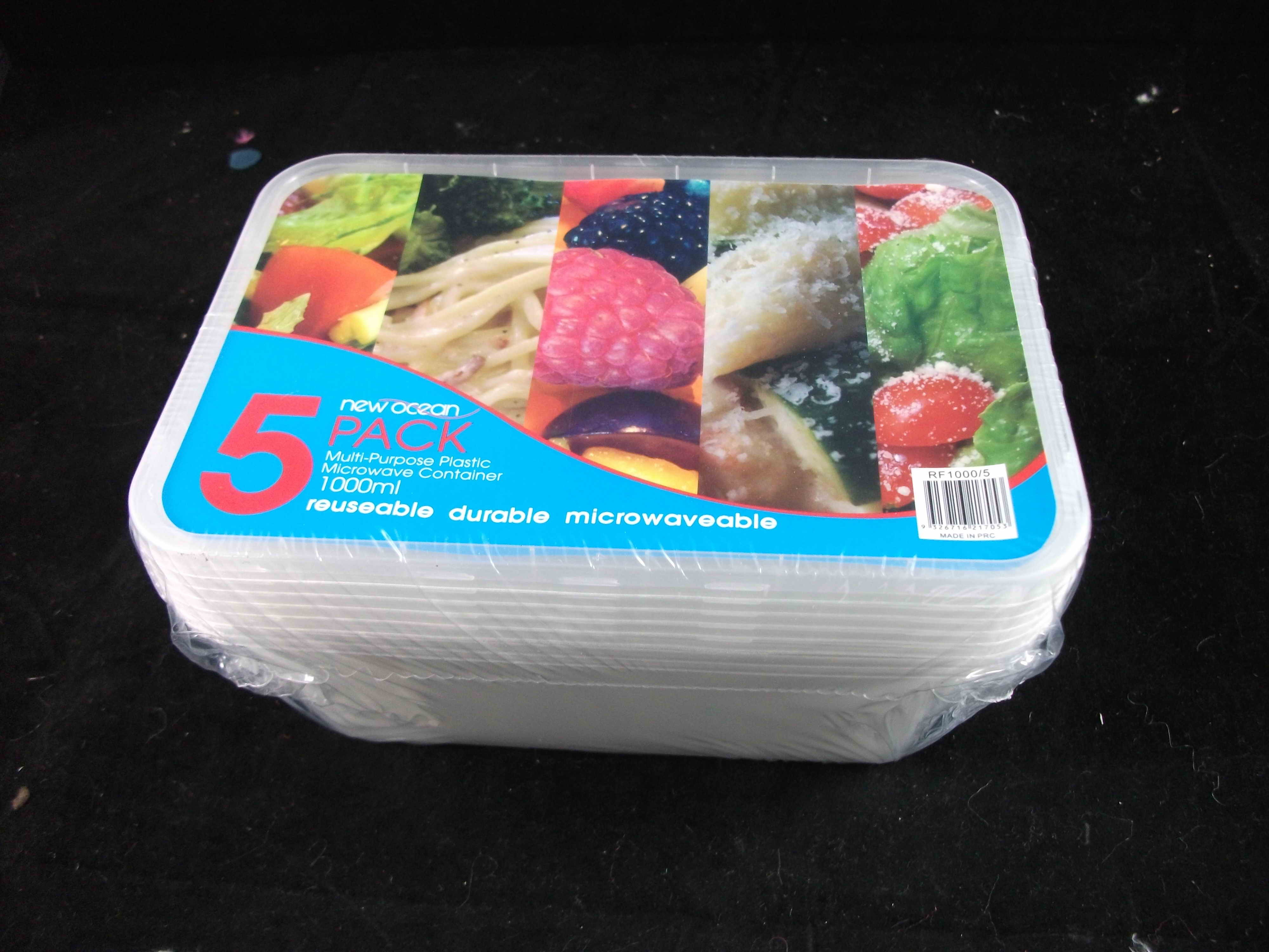G11Z-M, food container 1000ml 5pcs
