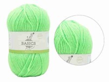 SEW 304059, SUPER BLEND BASIC YARN - FLOURO GREEN