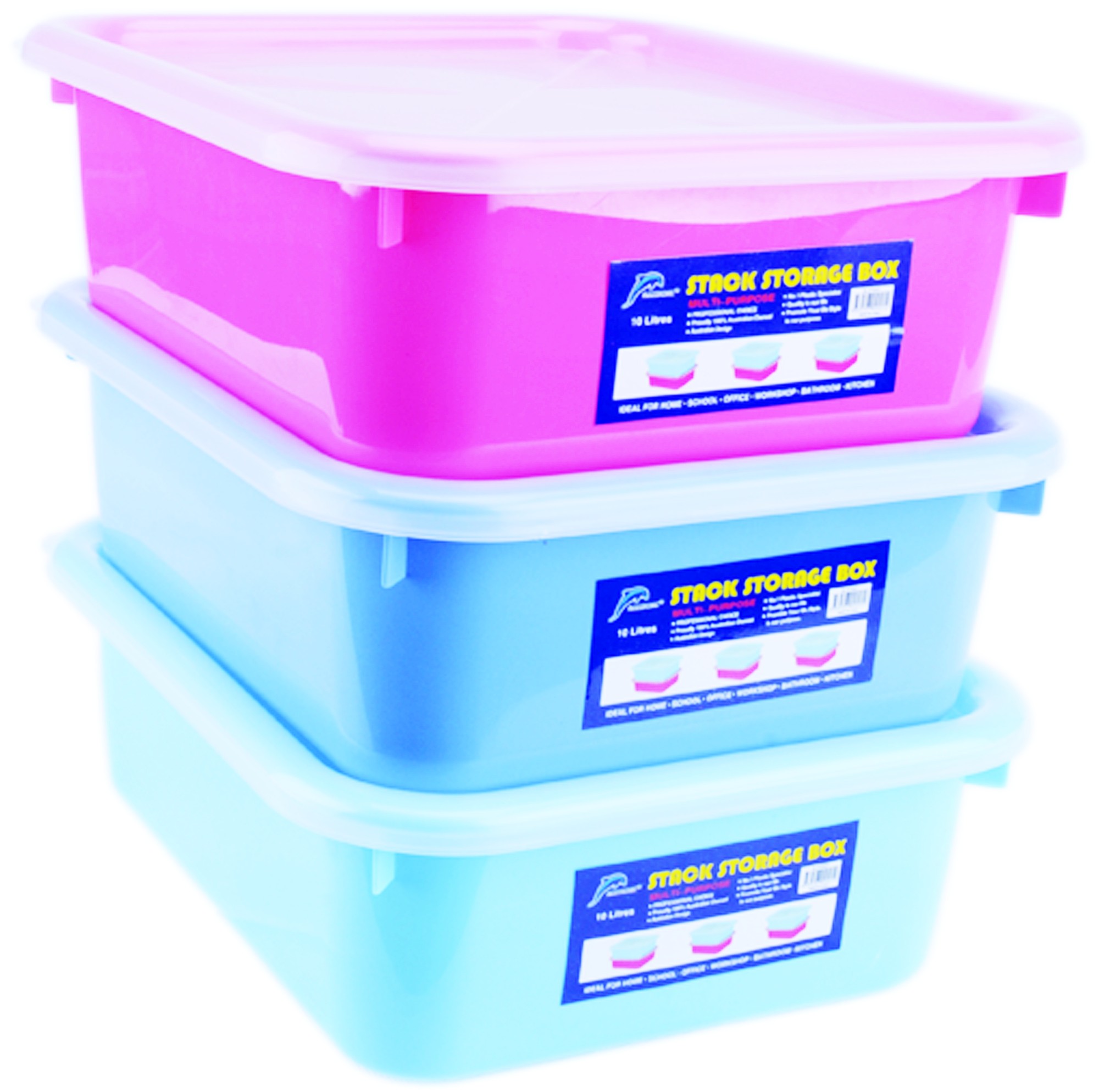 10L Multi Used Storage Box In Colors